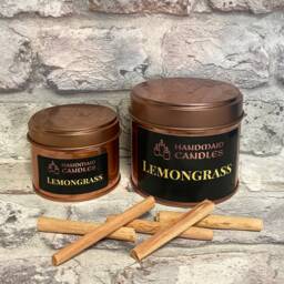 Lemongrass Scented Candle, Summer Fresh Garden Thank You Gift For Teacher, New Home Candle Couple - thumbnail 2