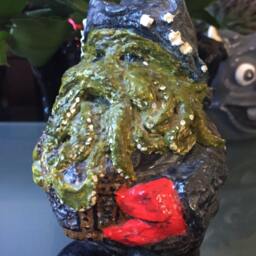 Davy Jones Parody Figure, Garden Gnome 6 Inches, Inspired By Pirates Of The Caribbean - thumbnail 2