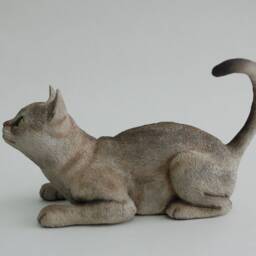 Custom Singapura Cat Figurine(Ready Personalized Pet Portrait - thumbnail 3