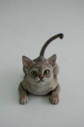 Custom Singapura Cat Figurine(Ready Personalized Pet Portrait - thumbnail 1