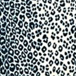 Schumacher Iconic Leopard Cushion Cover Navy Blue & White Polyester, Indoor/Outdoor - thumbnail 3