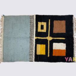 Yakiti - 5X9Ft Moroccan Rug, Beni Ourain Area Modern Wool Living Room Beniourain Handmade Soft Carpet, 156 cm X 267 - thumbnail 3
