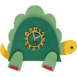 Tortoise Personalised Wooden Pendulum Children's Wall Clock - thumbnail 2