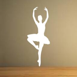 Ballet Dancer Dancing Ballerina Wall Decor Vinyl Decal Sticker Interior Home Art - thumbnail 2