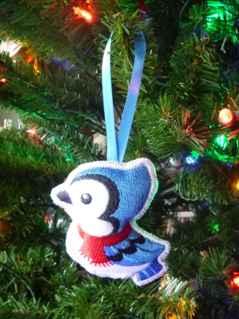 Bluebird Christmas Ornament
