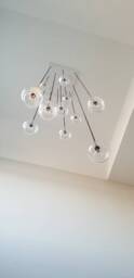 Custom Glass Orb Chandelier - thumbnail 4