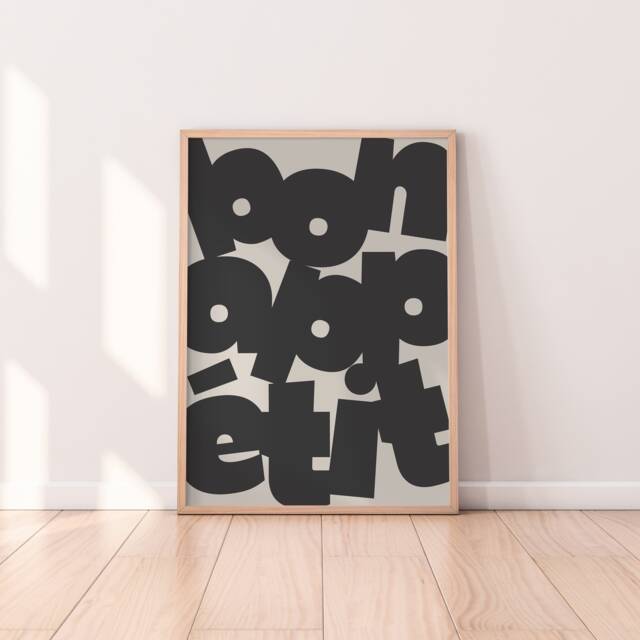 Retro Bon App??tit Print - Kitchen Print, Food Wall Decor, Restaurant Minimalist Art, French Foodie Gifts - image 1