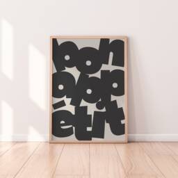 Retro Bon App??tit Print - Kitchen Print, Food Wall Decor, Restaurant Minimalist Art, French Foodie Gifts - thumbnail 1
