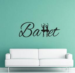 Wall Decal Quote Vinyl Sticker Art Home Decor Mural Decals Quotes Ballet Ballerina Ms22 - thumbnail 1