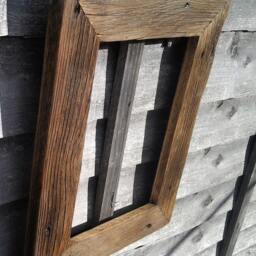 Handmade Reclaimed Oak Picture Frame Rustic Chunky Wood, A4 A3 A2 A1 - thumbnail 2