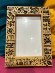 Mean Girls Inspired 6x4 Wooden Photo Frame - thumbnail 1