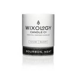 Bourbon Scented Soy Candle, Rocks Glass, Gift For Him - thumbnail 3