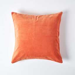 Luxury Velvet Cushion Cover - 100% Cotton, Super Soft, Hidden Zip, 8 Colours, 3 Sizes Square & Rectangle Throw Pillow For Sofa & Bed - thumbnail 3