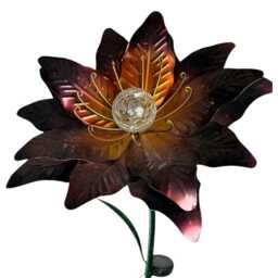 Extra Large Solar Flower Garden Ornament Ground-Spike Decoration - thumbnail 3