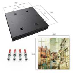 Colorful City Wall Mounted Key Cabinet, Beige Box For Wall, Painterly Cities, Lovers Of Urban Landscapes - thumbnail 4