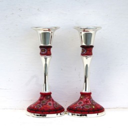 Candle Holders, Home Accessories, Judaica, Candlestick, Wedding Candles Holder, Table Decoration Set, Bat Mitzvah Gift, Shabbat Holder - thumbnail 3