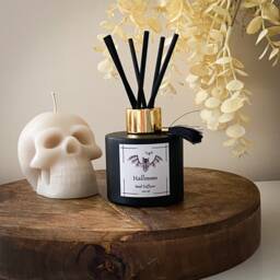Halloween Diffuser & Candle Gift Set, Spooky Home Decor, Black - thumbnail 2