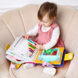 Quiet Book For Toddlers - Sensory Learning Toy Minimoms - thumbnail 2