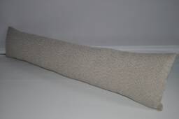 Beige & Cream Fabric Door Draught Excluder Cushion 91 X 19 cm 36 7 Half Inch - thumbnail 1