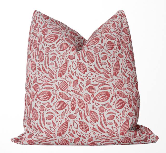Trawler Red Pillow