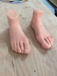 Realistic Silicone Pair Of Feet