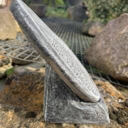 stone Garden Treasured Thoughts Tear Drop Memorial Plaque Concrete Ornament - thumbnail 2