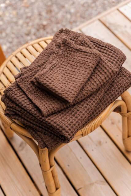 Linen Towel Set. Waffle Towels. Bath Towel - image 1
