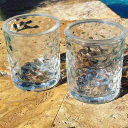 Oxley Gin Liquor Bottle Drinking Glasses Set Or Tall Candle - thumbnail 2