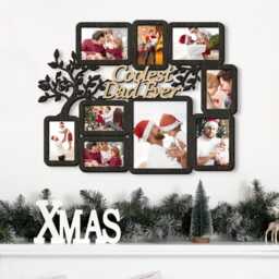 Personalized Family Tree - Large Photo Collage Frame, Custom Wooden Picture Frames, Wall Art Gallery, Decor, Housewarming Gift - thumbnail 3