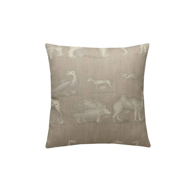 Andrew Martin Kingdom Cushion Grey White African Animal Print Pillow Cover, Safari Home Decor - image 1