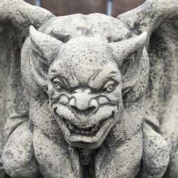 Large Gargoyle Statue Gothic Garden Decor Concrete Guardian Sculpture Handmade Protector Figurine Stone Yard Ornament Gift - thumbnail 2