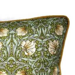 William Morris Pimpernel Cushion Cover Vintage Arts & Crafts Pillow - thumbnail 3