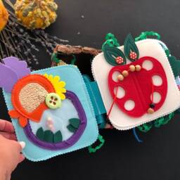 Activity Felt Book, Quiet Book For Toddler Girl Or Boy , Personalised Busy Book, Child 1-3 Year - thumbnail 3