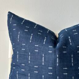 Blue Navy Indigo Pillow Cover - thumbnail 2