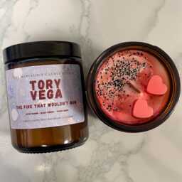 Tory Vega Candle - Zodiac Academy Bookish Booktok Fantasy Romance Gift - thumbnail 2