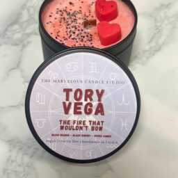 Tory Vega Candle - Zodiac Academy Bookish Booktok Fantasy Romance Gift - thumbnail 3