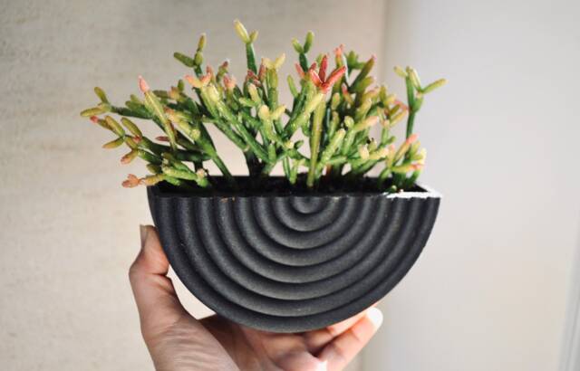 "Mid Century Modern ""Coiled Black" - image 1