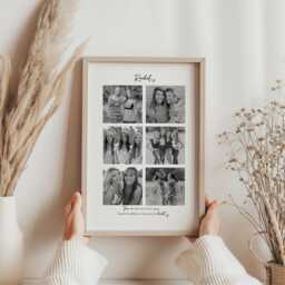Custom Photo Frame With Best Friend, Gift For Friend, Personalised Friend Picture Print, Valentine Her, Birthday - thumbnail 3
