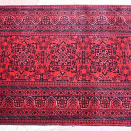 17 Ft Long Runner Rug, Best Quality Turkmen Rug, Khamyab Khal Mohammdi, Bukhara Runner, Handmade Wool Oriental, Hallway Runner 16.9 X 2.9 - thumbnail 2