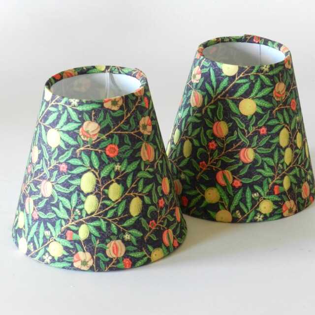 William Morris Pomegranate Lampshade Clip-On Chandelier Shade - image 1