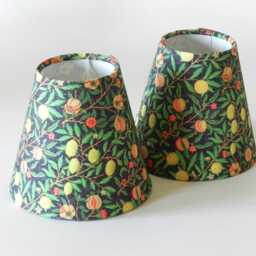 William Morris Pomegranate Lampshade Clip-On Chandelier Shade