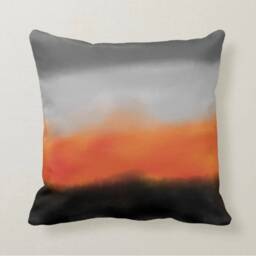 Abstract Colorful Exotic Housewarming Cushion Cover/Abstract Striped Modern Pillow Case/Abstract Pattern Garden, Home Decoration - thumbnail 2