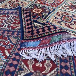 Afghan Turkoman Wool Rug Hand Knotted Boho Area Rug - 7.1 X 5.1 Ft - thumbnail 4