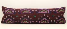 King Kilim Lumbar Pillow Cover 14x48, Turkish Oriental Design - thumbnail 1