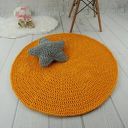 Handmade Crochet Cotton Rug Personalized Nursery Decor