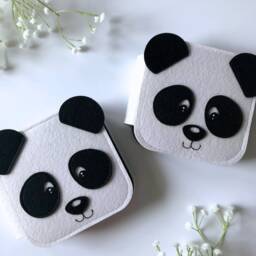 Panda Baby Book High Contrast Sensory Toy, Newborn Gift - thumbnail 2