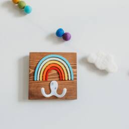 Kids Wall Hook - Nursery Decor Bedroom Hooks Coat For Bathroom Birthday Gifts - thumbnail 2