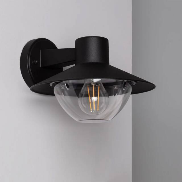 Eiv - Elegant Black Wall Lamp For Outdoor & Bathroom Use, Ip54 Waterproof, Exterior Lighting - image 1