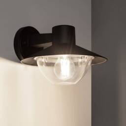 Eiv - Elegant Black Wall Lamp For Outdoor & Bathroom Use, Ip54 Waterproof, Exterior Lighting - thumbnail 3