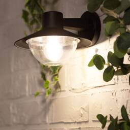 Eiv - Elegant Black Wall Lamp For Outdoor & Bathroom Use, Ip54 Waterproof, Exterior Lighting - thumbnail 2